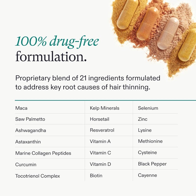 Nutrafol Women's Balance Hair Growth Supplements - Clinically Tested for Thicker Hair | 1 Month Supply, Ages 45+