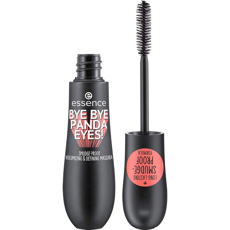 Essence | Bye Bye Panda Eyes Tubing Mascara | Smudge-Proof & Volumizing | Vegan, Cruelty-Free, Paraben-Free (1 Pack)