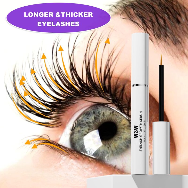 Eyelash Growth Serum - Rapid Lash & Brow Enhancer for Stronger, Healthier Lashes | Vegan & Cruelty-Free (1 PCS)