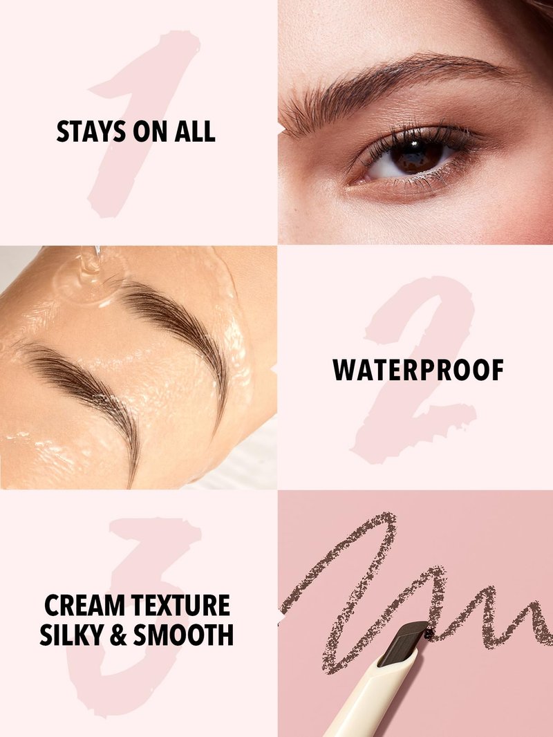 SHEGLAM Better Brows Long Lasting Eyebrow Pencil Dual, Waterproof-Chocolate