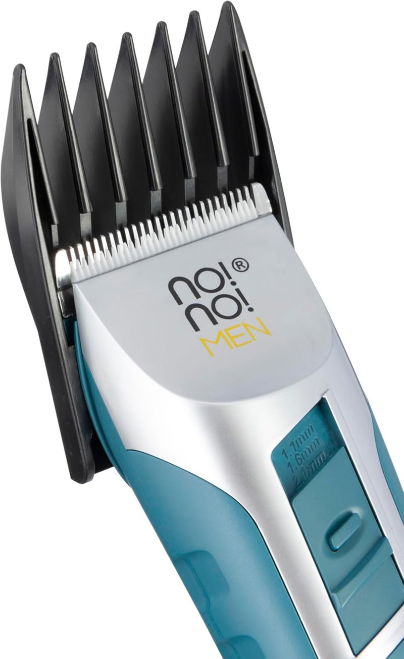 no!no! Men's Elite Barber Trimmer - Versatile Face, Beard, Hair Clippers & Nose/Ear Shaver | Rechargeable