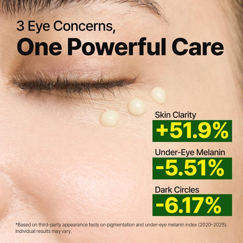 Goodal Green Tangerine Vitamin C Eye Cream - Dark Circle Relief & Anti-Aging Treatment | 30ml