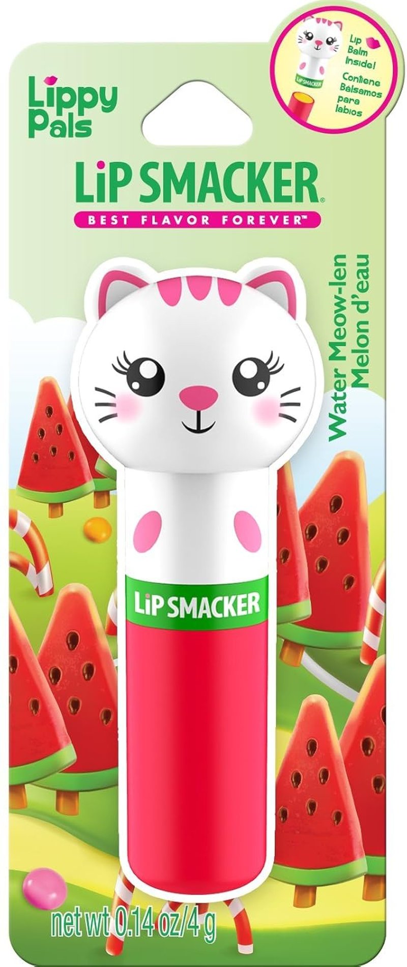 Lip Smacker Lip Balm - Kitten Water-Meow-Lon Flavor | 0.14 Ounce Moisturizing Balm