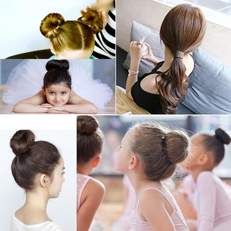 Skiennix Magic Donut Hair Accessory - Ballet Bun Maker for Women & Kids | 4 Pcs Set