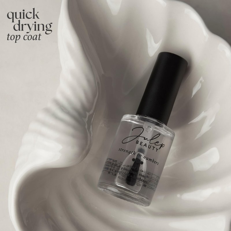 Julep Quick Drying Nail Color | Strength in Numbers | 3-in-1 Base Coat, Top Coat and Nail Hardener for Stronger, Longer-Lasting Wear