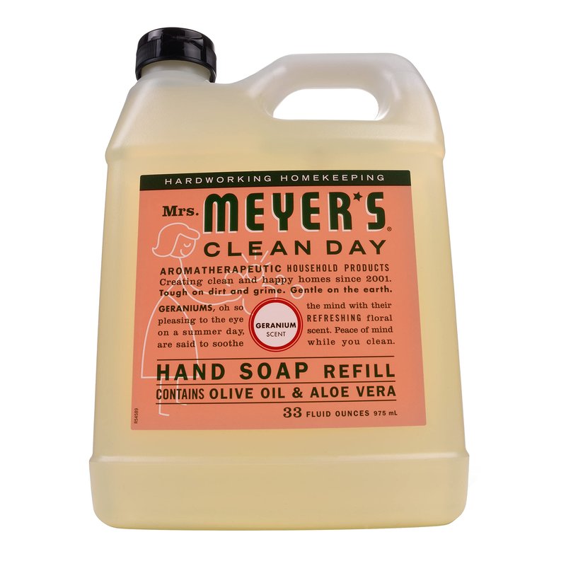 Mrs. Meyers Liquid Hand Soap Refill Liquid 33 Oz Geranium Scent