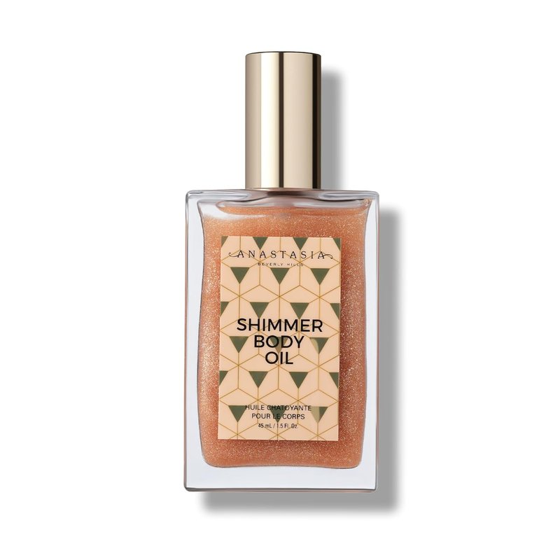 Anastasia Beverly Hills Shimmer Body Oil - Lightweight Glow Oil for Radiant, Silky Skin | Rose Gold