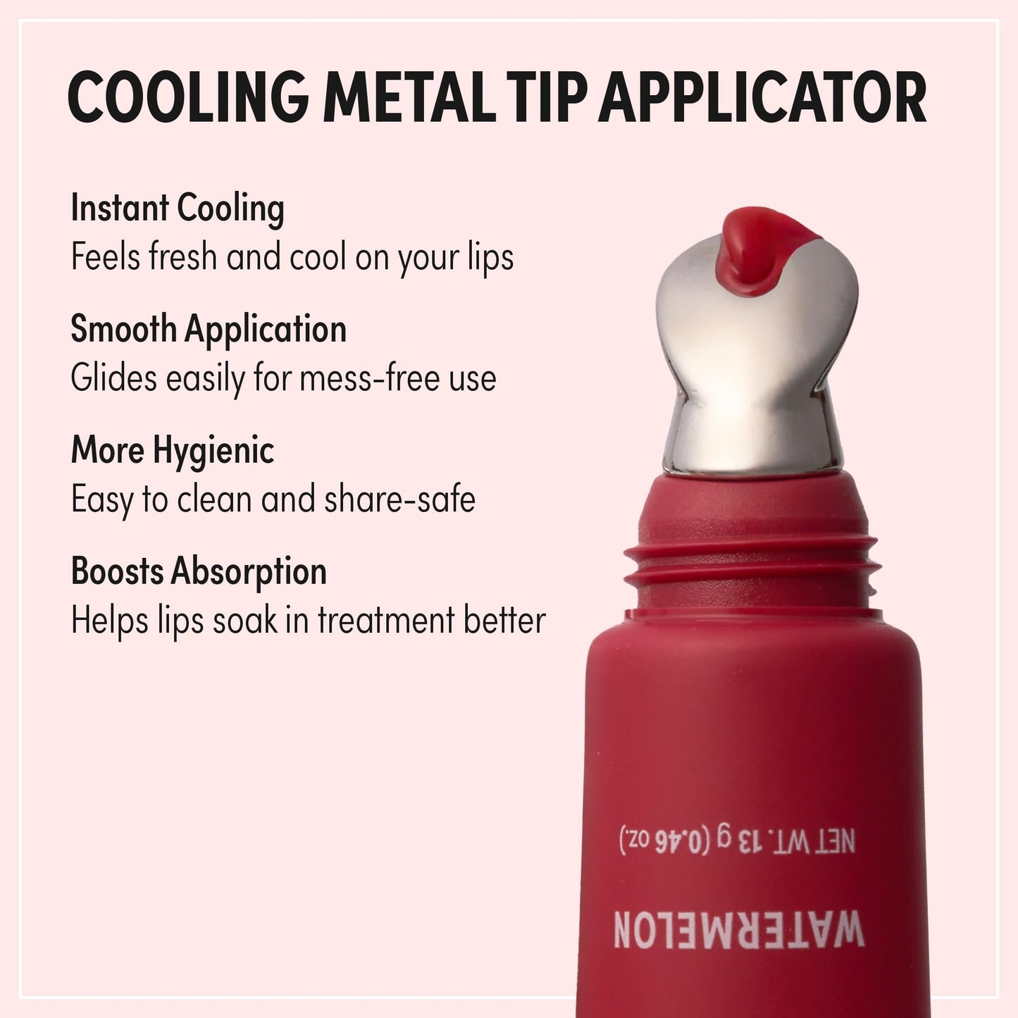KISS NEW YORK Peptide Lip Treatment, Hydrating & Non-Sticky Plumping Balm, Shea Butter, Castor Oil & Squalane Reduces Look of Fine Lines, Softer & Fuller Lips with Cooling Metal Tip (Mint Clear)