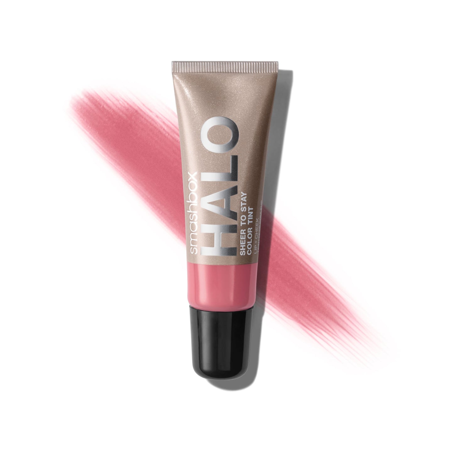 Smashbox Halo Sheer To Stay Cream Cheek + Lip Tint | Sheer-to-Medium Coverage + Matte, 0.34 Fl Oz, Wisteria