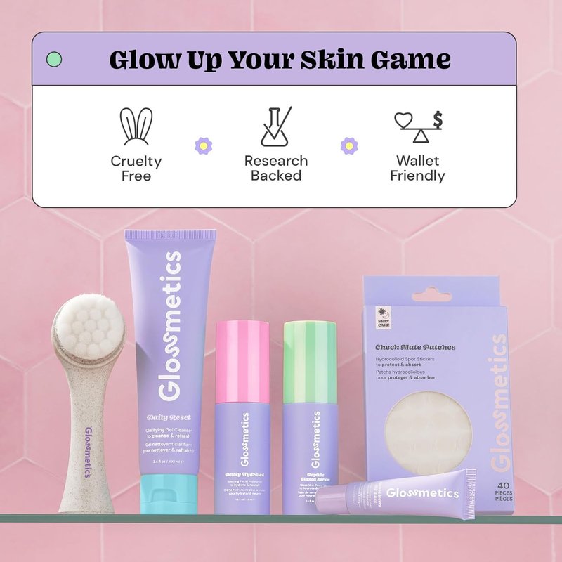 Glossmetics Blush Drops - Brightening Liquid Blush for Radiant Cheeks | Vegan & Cruelty-Free, Pink, 35ml
