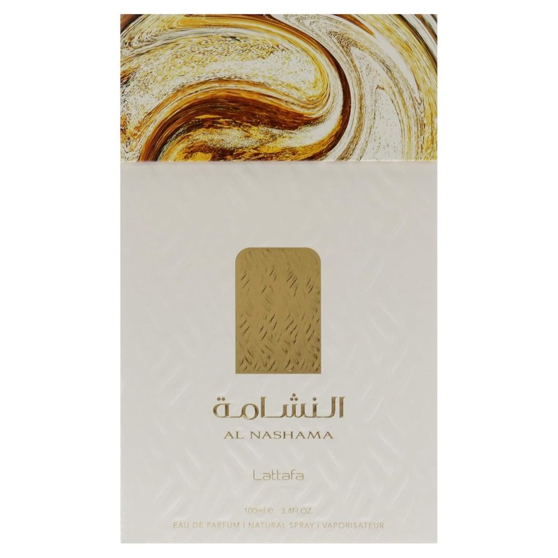 Lattafa Al Nashama Eau de Parfum Spray - Long-Lasting Spicy Fruity Woody Fragrance for Unisex | 3.4 Ounce / 100 ml