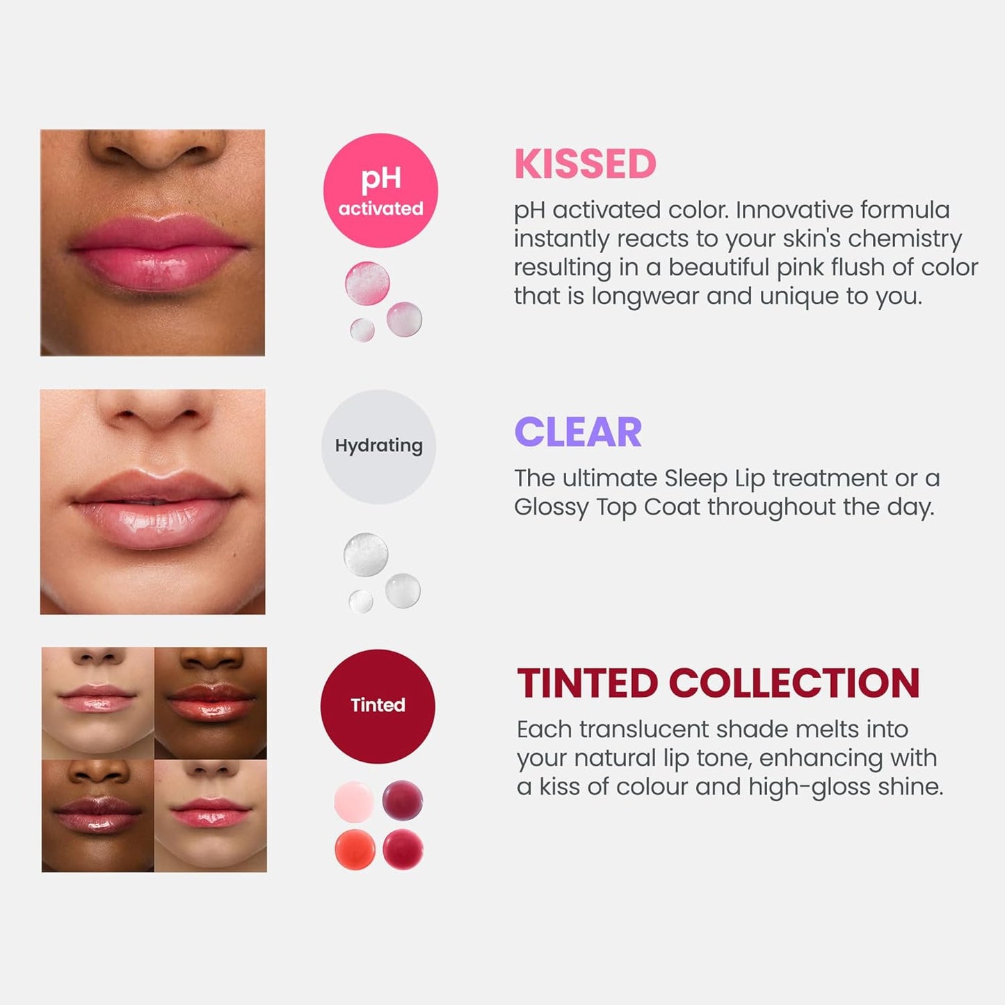 Wonderskin Tinted Lip Oil Rehab Serum - Hydrating, Non-Sticky Red Tint for Dry Lips | Moisturizing Formula
