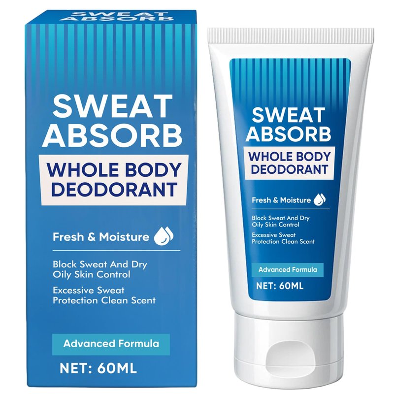 Face Antiperspirant，Antiperspirant for Men & Women, Sweat Absorbing Lotion-Fast-Absorbing，Long-Lasting Sweat Control, 60ml