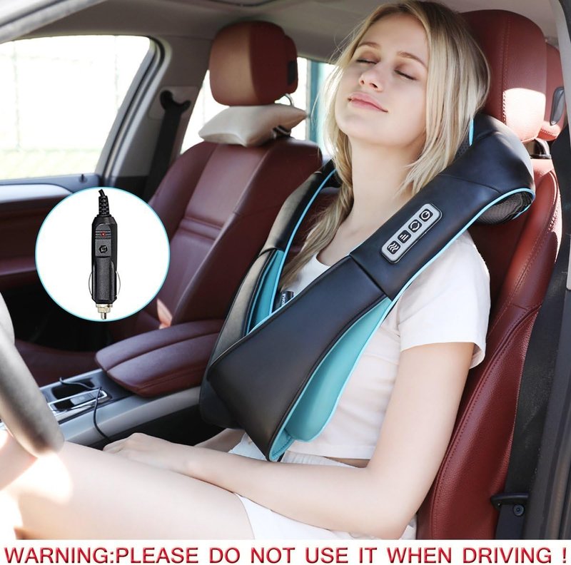 Mo Cuishle Shiatsu Neck and Back Massager with Heat - Electric 4D Deep Tissue Relief | Perfect Gift for Dad, Mom, and Couples