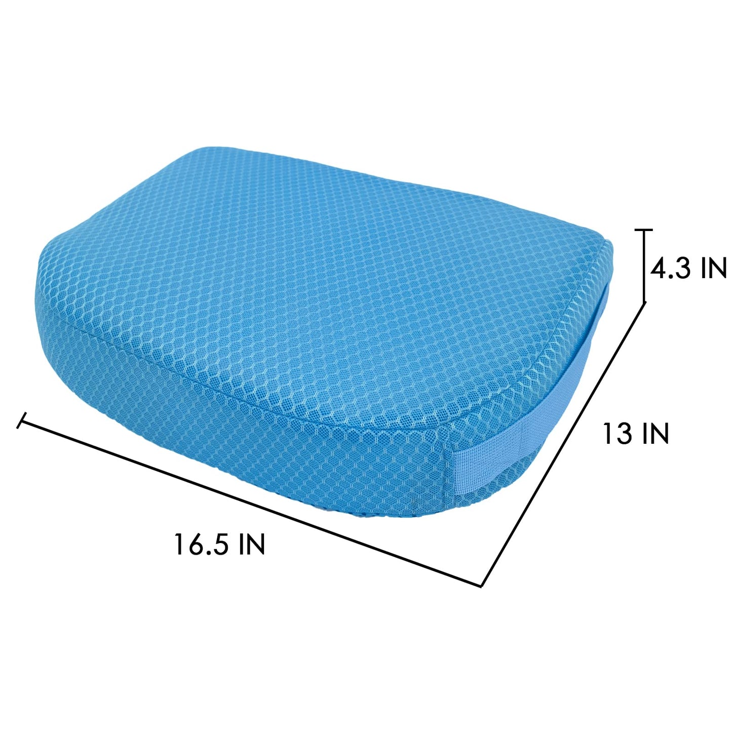 AEROiVi Weighted Hot Tub Booster Seat, 3D Air Mesh Spa Booster Seat, with Non-Slip Bottom, Thick Hot Tub Cushion and Pillow, Quick Drying Hot Tub Accessories for Adults and Kids Semi-Circle Shape
