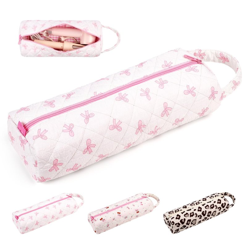 Likesing Quilted Hair Dryer Bag, Hair Tools Travel Bag for La1fen/Sha'rk Flexstyle/Dy'son Airwrap/Super's0nic Dryer Diffuser＆Curling Iron, Dy'son Airwrap Travel Case Gift for Friends