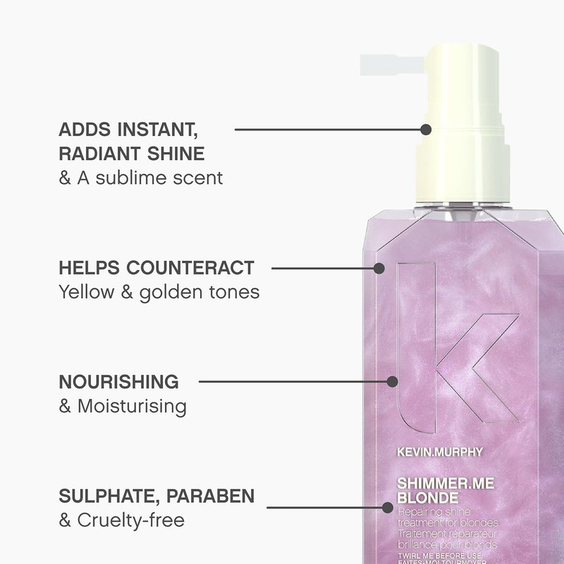 KEVIN.MURPHY Shimmer.Me Blonde Shine Treatment - Repair Mist for Highlighted & Grey Hair - 100 ml