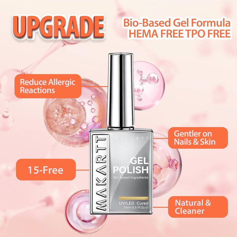 Pastel Yellow Gel Nail Polish - Hema-Free High Gloss 15ML | Soak Off UV LED Manicure for Home Salon