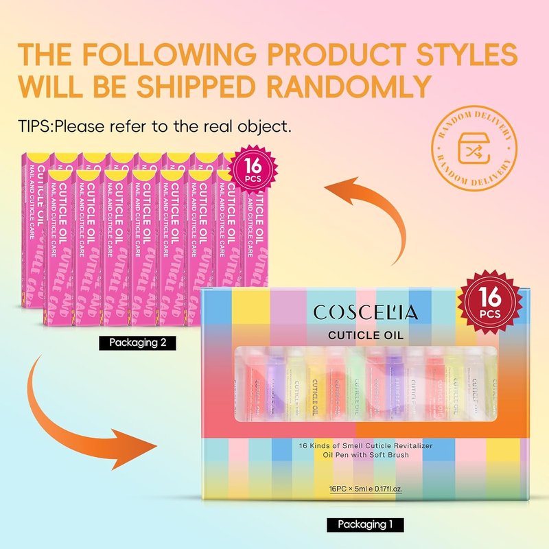 Cuticle Oil Pen Set - 16 PCS Nail Care Revitalizer for Moisturized Cuticles | Manicure Tools for Gel Nails