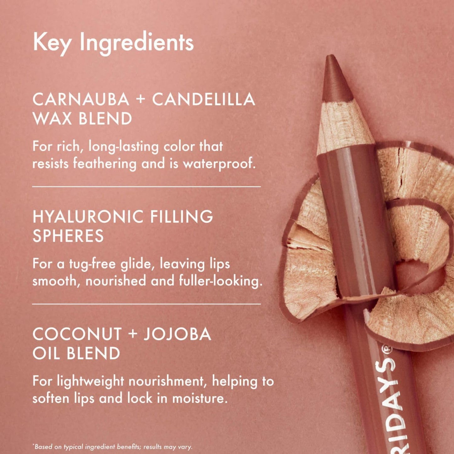 SoftLine Lip Liner Pencil - Creamy, Long-Lasting Matte Formula with Jojoba Oil | Brownie (1.02 g)