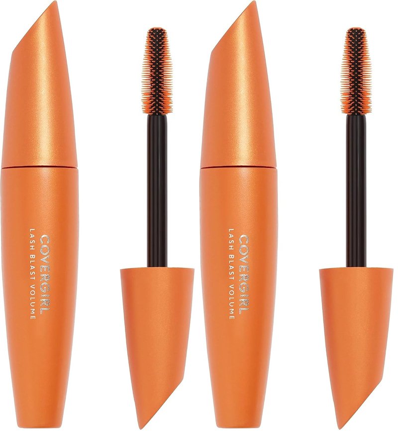 COVERGIRL Lash Blast Volume Mascara - Long-Wearing, Smudge-Proof, Cruelty-Free | Black Brown (Pack of 2)