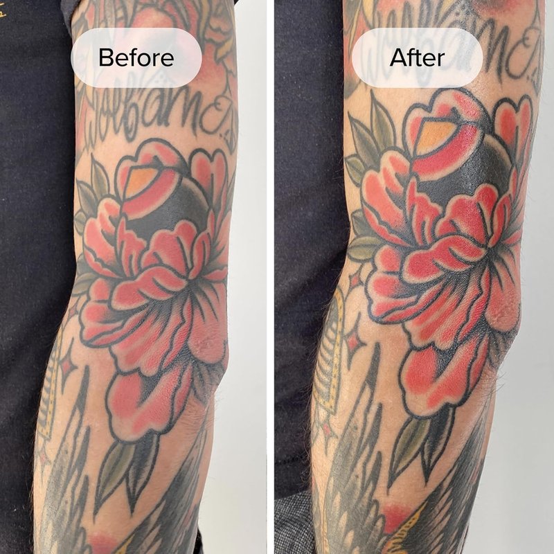 Mad Rabbit Tattoo Balm & Aftercare Cream- Color Enhancement that Revives Old Tattoos, Hydrates New Tattoos, Made With Clean Ingredients + Petroleum Free, Daily Tattoo Lotion Moisturizer & Brightener
