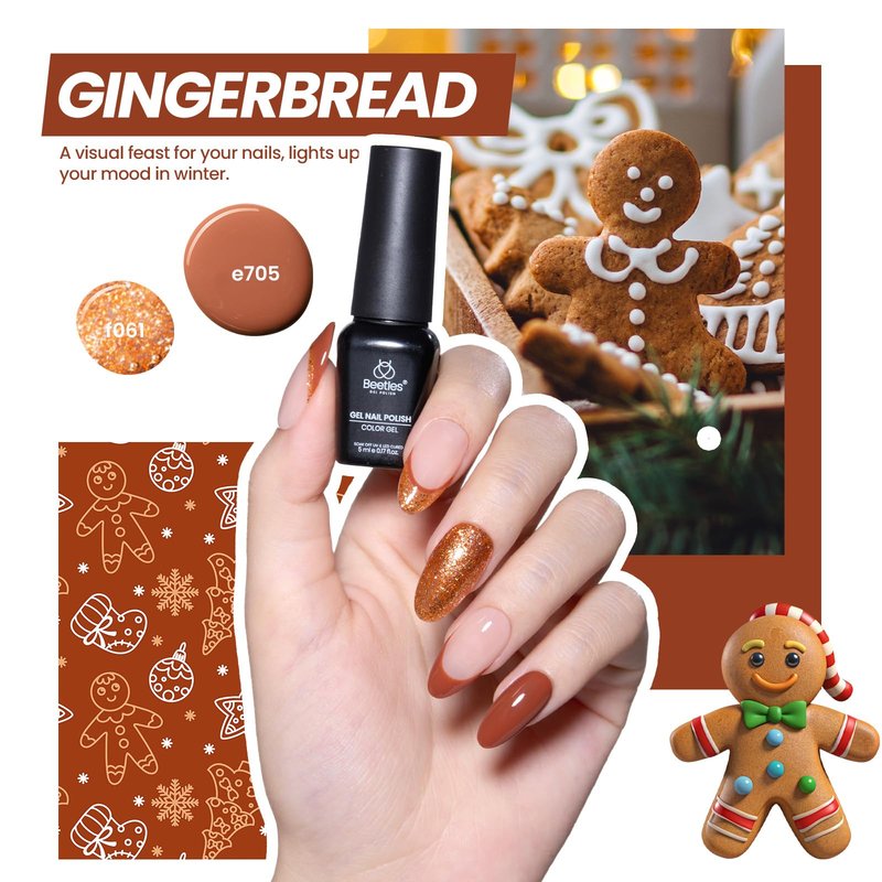 Beetles Deal Box Gel Nail Polish Kit with U V Light and Colors Gel Polish Nail Kit with Base&Top Coat Soak Off 2026 Christmas Limited Gifts