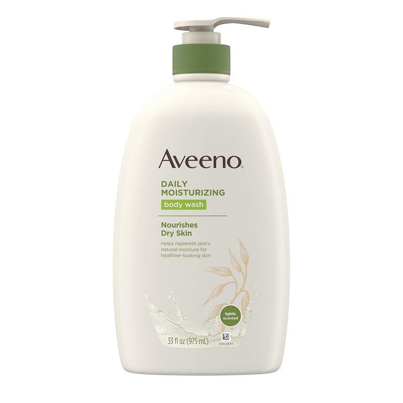 Aveeno Daily Moisturizing Body Wash - Soothing Oat Creamy Gel, Soap-Free & Dye-Free | 33 fl. oz