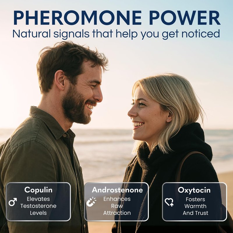 GODA Pheromones Cologne for Men - Infused with Real Pheromones | Citrus & Lavender Scent - 15ml/0.50 fl oz