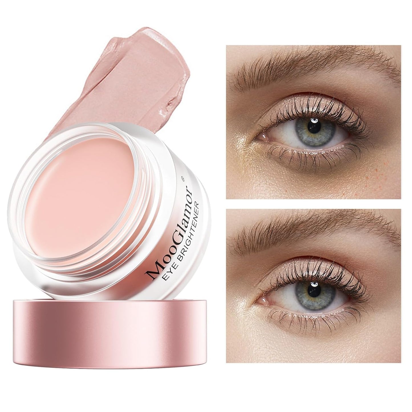 Under Eye Brightener & Concealer - Natural Blendable Corrector for Dark Circles | #01 Light Rose