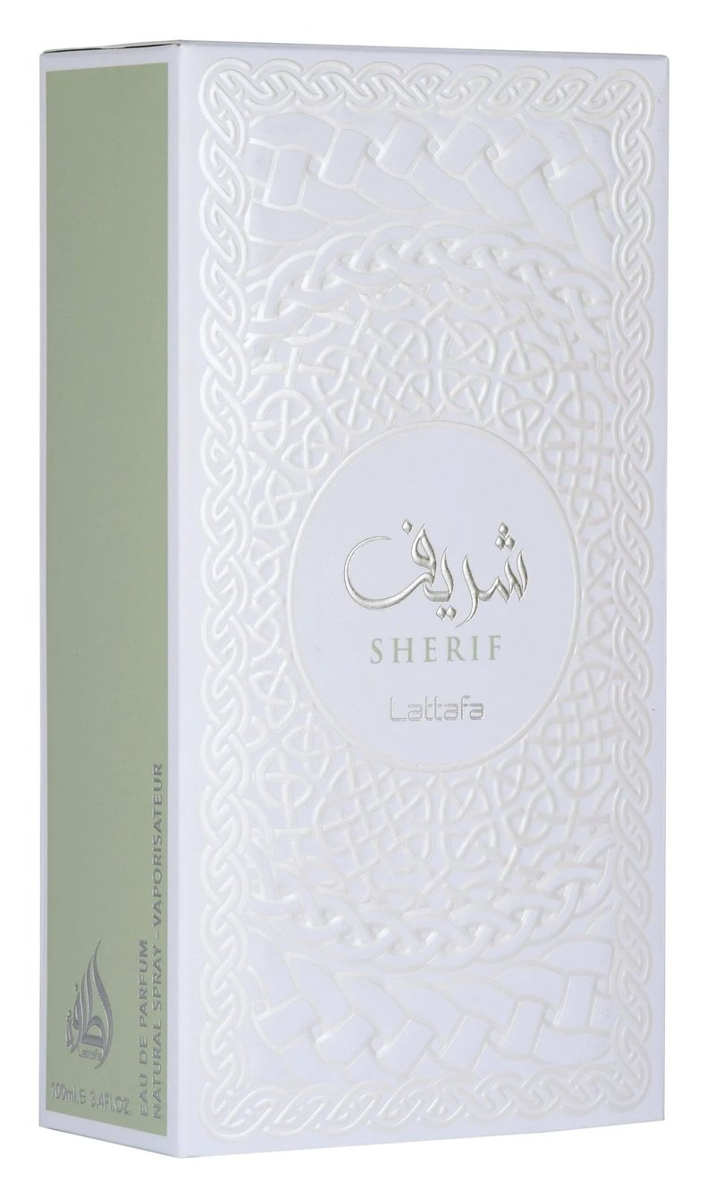 Lattafa Sherif – Fruity, Woody, Musky, Aromatic – Eau de Parfum Spray Long-Lasting Fragrance for Unisex, 3.4 Ounce / 100 ml