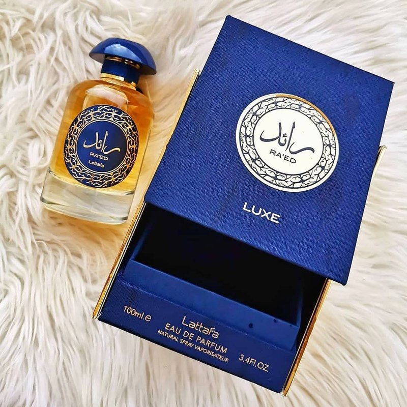 Lattafa Perfumes Ra'ed Gold Luxe Eau de Parfum Spray for Men, 3.4 Ounce