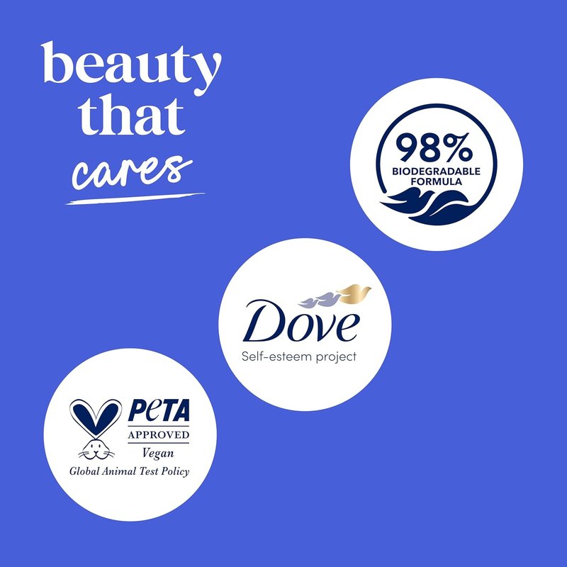 Dove Body Wash - Deep Moisture Cleanser with Natural Nourishers for Soft Skin | 20 oz (Pack of 4)