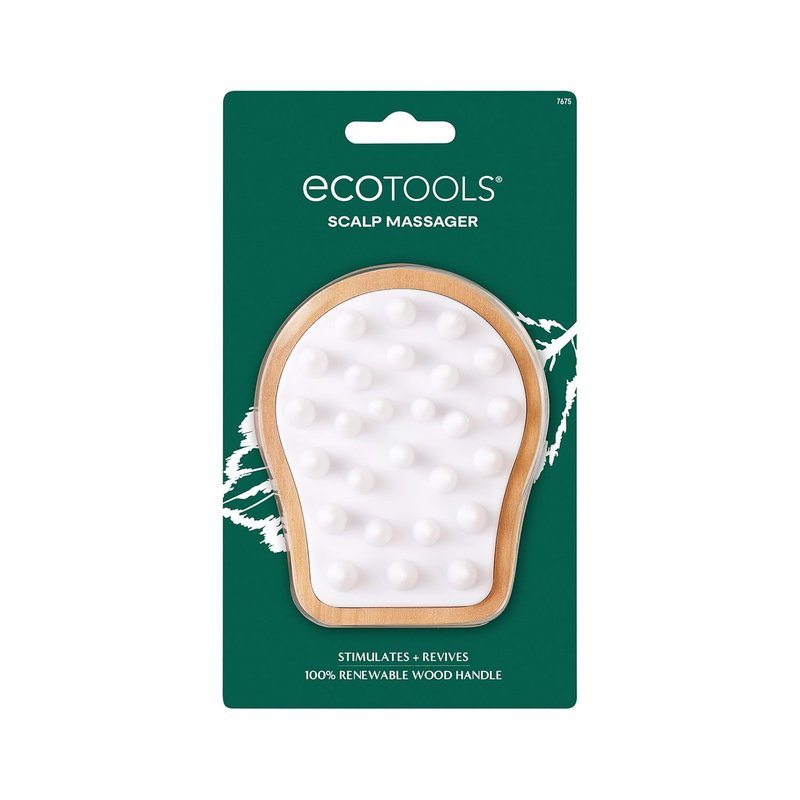 EcoTools Scalp Massager - Gentle Silicone Scrubber for Healthy Hair & Reduced Product Build-Up | 1 Count