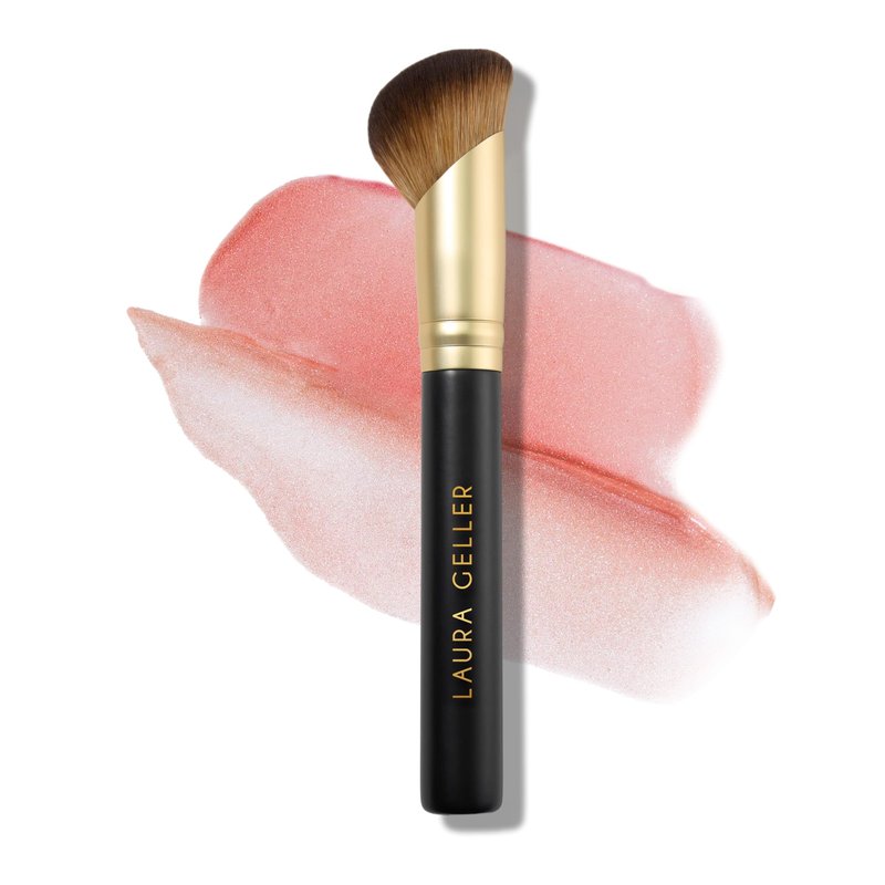 LAURA GELLER NEW YORK Sculpting Face Brush – Angled Makeup Brush for Blending & Contouring – Dense Vegan Bristles – For Cream, Powder & Baked Formulas
