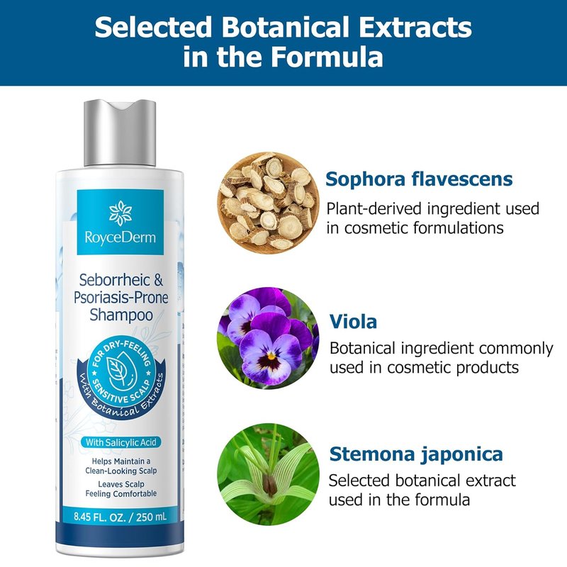 Seborrheic Dermatitis & Psoriasis Shampoo - Relieves Itching, Flaking & Scaling | 2 Pack for Dry Itchy Scalp