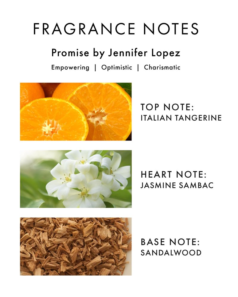 Jennifer Lopez Promise Perfume, Eau De Parfum Spray 1.0 Fl Oz (30 ml) Floral Woody Womens Perfume, Notes of Citrus, Amber, Dewy Honeysuckle