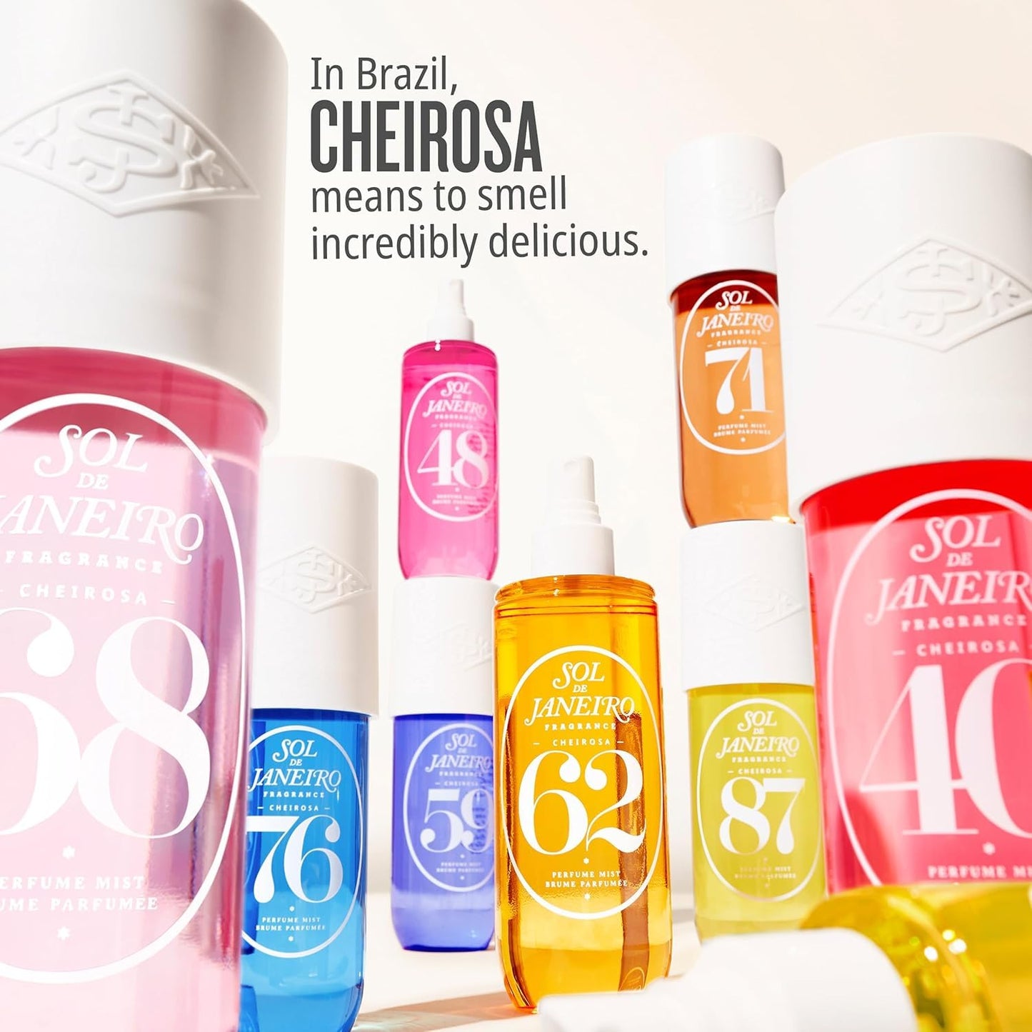 Sol de Janeiro Hair & Body Perfume Mist Bundle | Includes 5 90ml Cheirosa Fragrances | Cheirosa 62, 59, 68, 40, 48