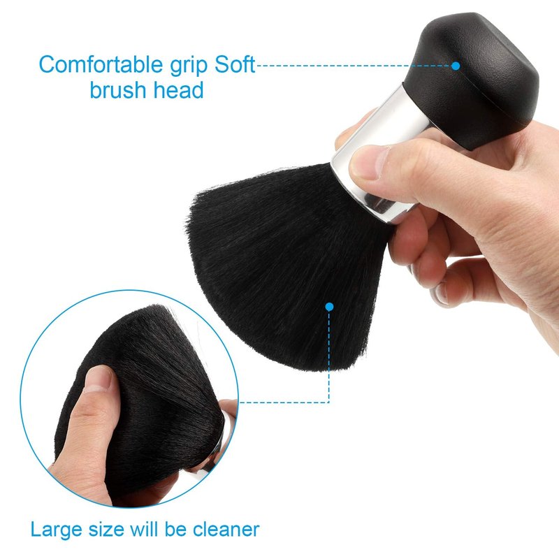 SATINIOR 6 Pcs Professional Salon Barber Capes Waterproof Hair Cutting Capes with Neck Duster and Combs Brush with Adjustable Snap Closure for Women Men Hair Stylist Salon Barbershop Hairdressing