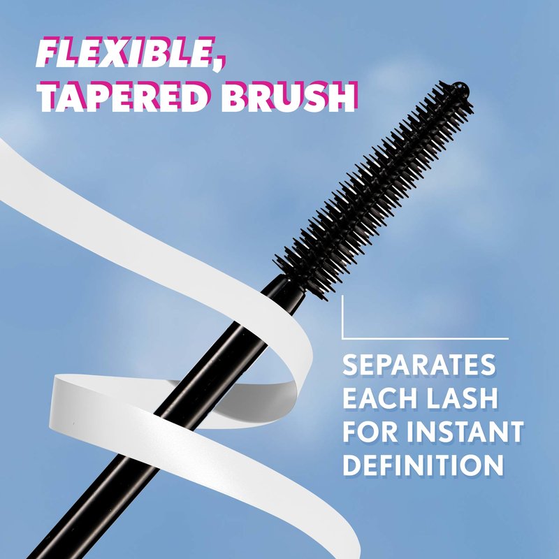 COVERGIRL Eye Enhancer Wrap Tubing Mascara, 30-Hour Wear, Visible Length, Tapered Wand, Effortless Removal, Vegan Formula - 800 Max Motion Black (Intense Black)