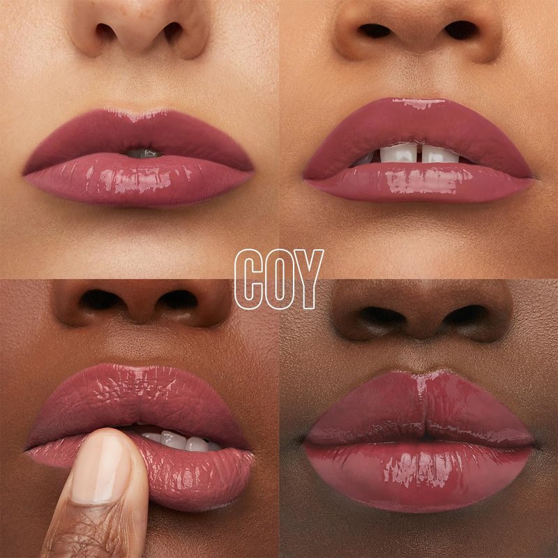 Maybelline Super Stay Vinyl Ink Liquid Lipcolor - Highly Pigmented & Longwearing Shine | Coy Rose Mauve, 0.14 fl oz