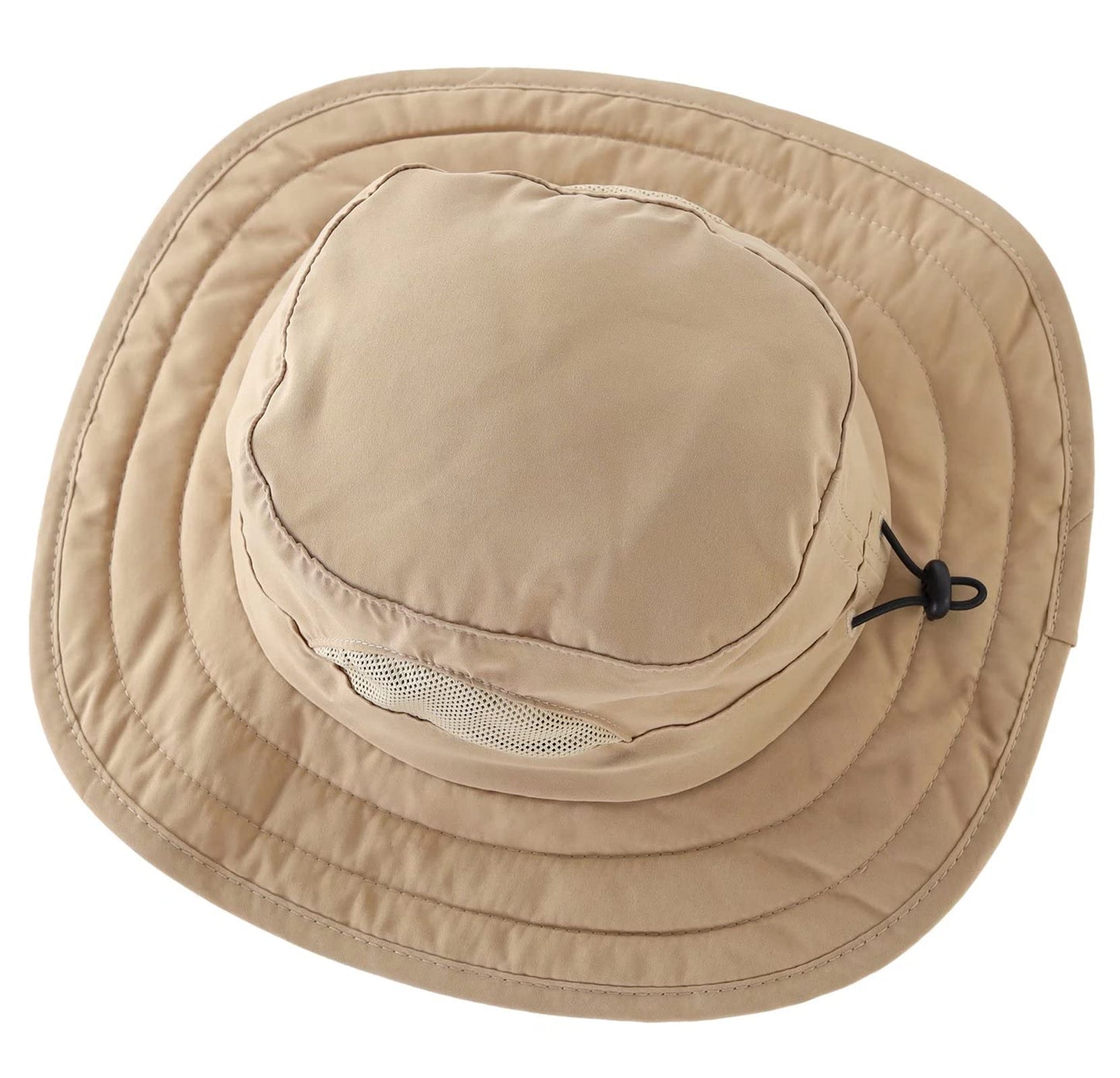 Connectyle Kids UPF 50+ Bucket Sun Hat UV Sun Protection Hats Wide Brim Summer Beach Hat Dark Khaki