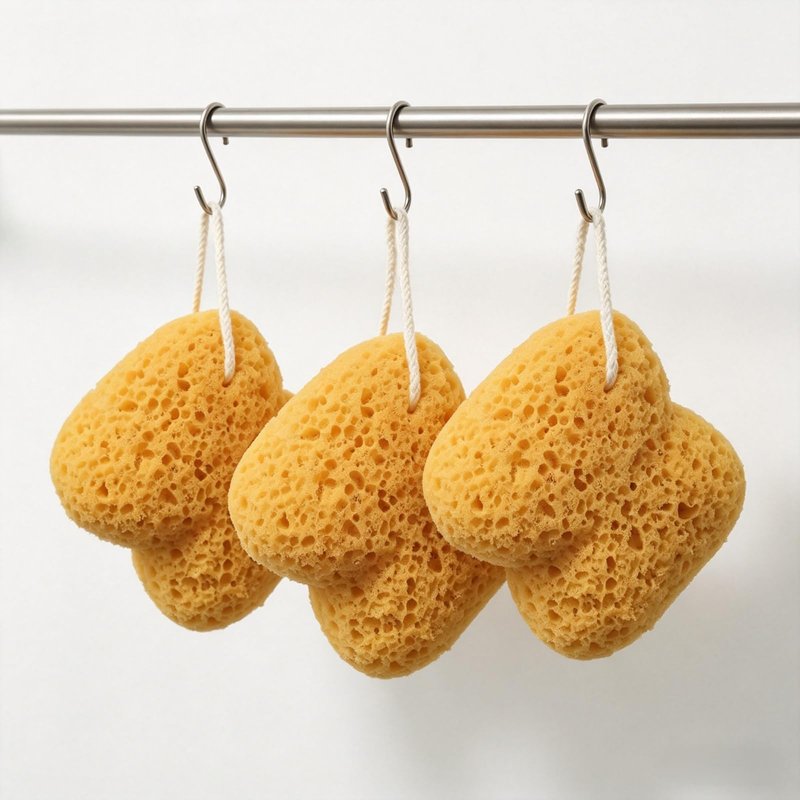 Bath Sponge, 3 Pack Foam Loofah for Women Men Kids, Curvy Body Scrubber Shower Sponge for Bathroom, Large Size