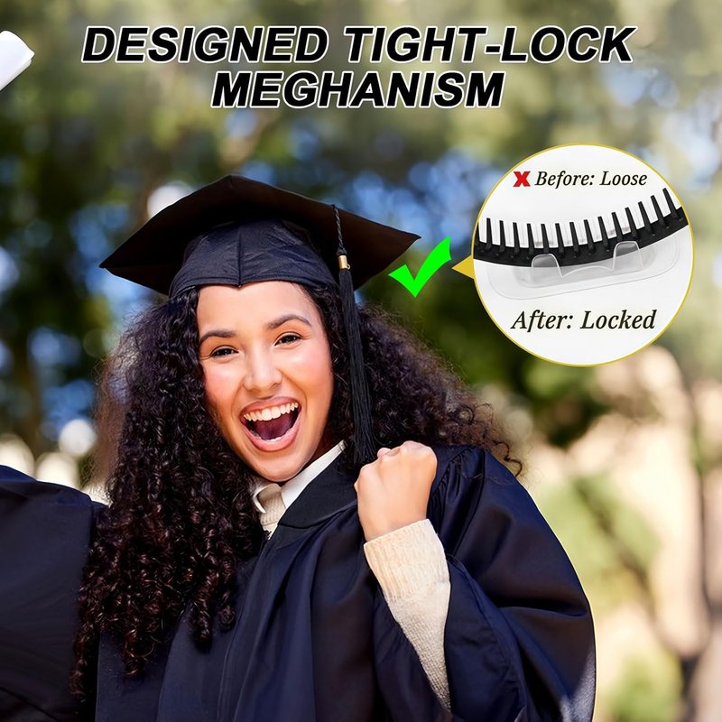 Graduation Cap Headband Insert - Comfortable & Stylish Grad Cap Accessory | Perfect for Celebrations