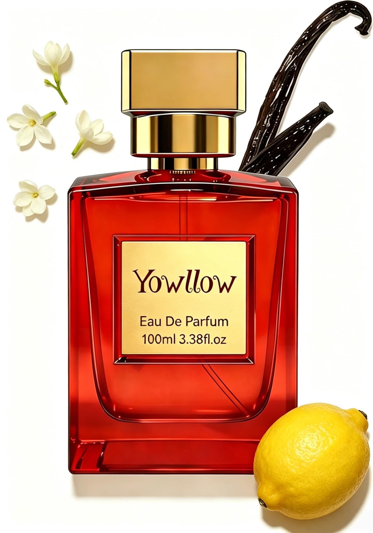 Yowllow Myrtle California Eau de Parfum 3.4 Fl Oz/100ML Inspired by Par.ma Blu Med.iterr.aneo Mir.to- Fresh Citrus & Aromatic Woody Notes Womens Long Lasting Fragrance Spray,Vegan & Cruelty-Free ﻿