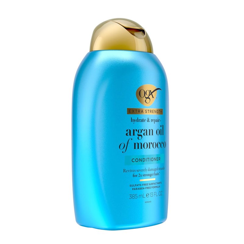 OGX Extra Strength Argan Oil Conditioner - Hydrate & Repair Dry, Damaged Hair | 13 Fl Oz