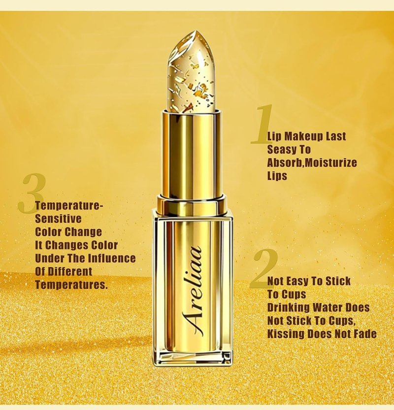 Areliaa Signature Lipstick for Older Women - PH Color Changing, Transferproof & Moisturizing | Long Lasting 24 Hours (1Pc)