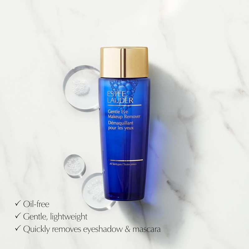 Estée Lauder Gentle Liquid Eye Makeup Remover - Oil-Free, Lightweight Formula | 3.4 Fl Oz