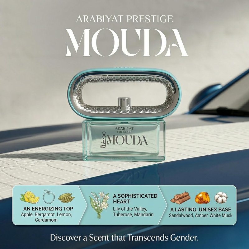 ARABIYAT PRESTIGE - Mouda 100ML Eau de Parfum Spray - Unisex Fragrance for All Occasions