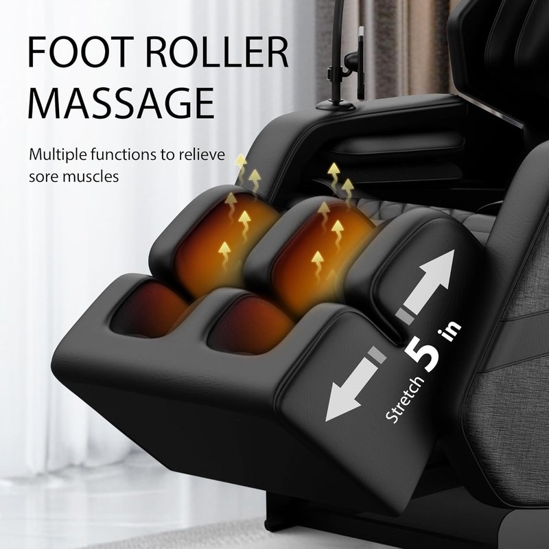 Skiennix Full Body Massage Chair - Zero Gravity Design with Airbag Massage & Heating | Touch Screen Control